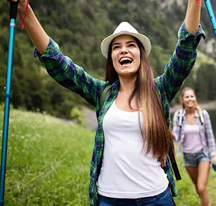 Excursión en la montaña